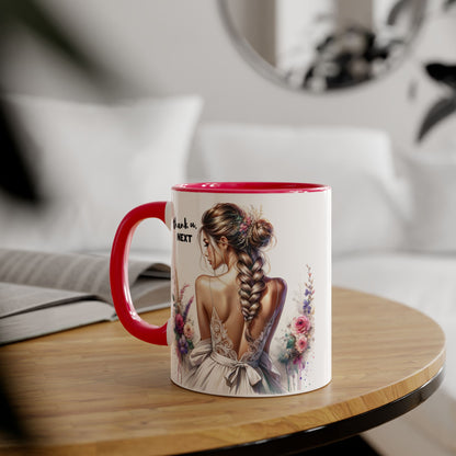 Thank U, Next Boho Floral Accent Mug
