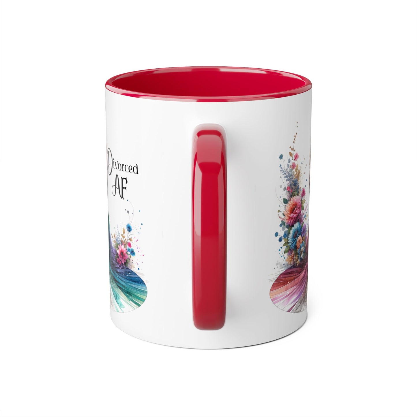 Divorce Celebration Mug, Colorful Accent Coffee Cup, Perfect Gift for Newly Divorced, Self-Care, Encouragement, Unique Coffee Lover Gift