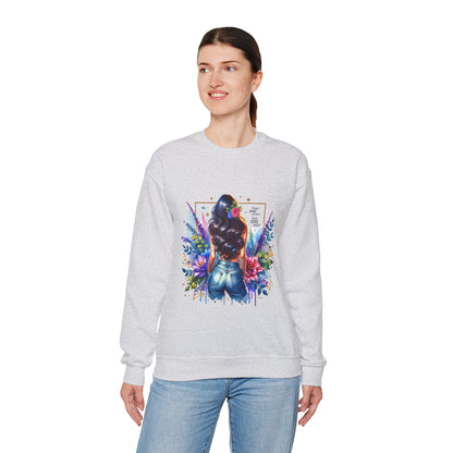 I Don`t  Make Mistakes, I Just Date Them Colorful Art Sweatshirt, Stylish Crewneck, Floral Design, Unisex Apparel, Gift for Her, Cozy Fashion, Unique Artwork Sweatshirt