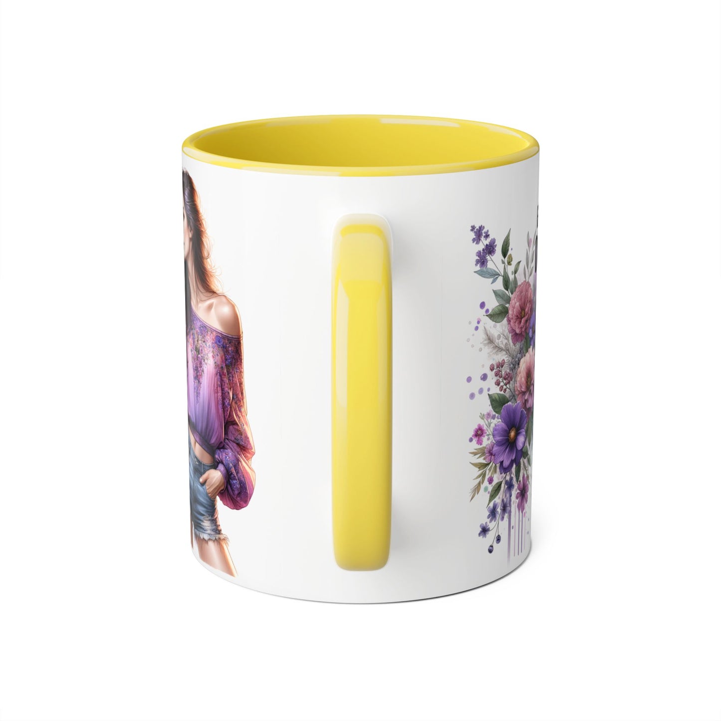 Floral Game Over Mug - Fun Coffee Cup, Gift for Game Lovers, Cute Floral Drinkware, Unique Mother's Day Gift, Tea Mug