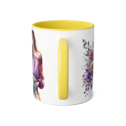 Floral Game Over Mug - Fun Coffee Cup, Gift for Game Lovers, Cute Floral Drinkware, Unique Mother's Day Gift, Tea Mug