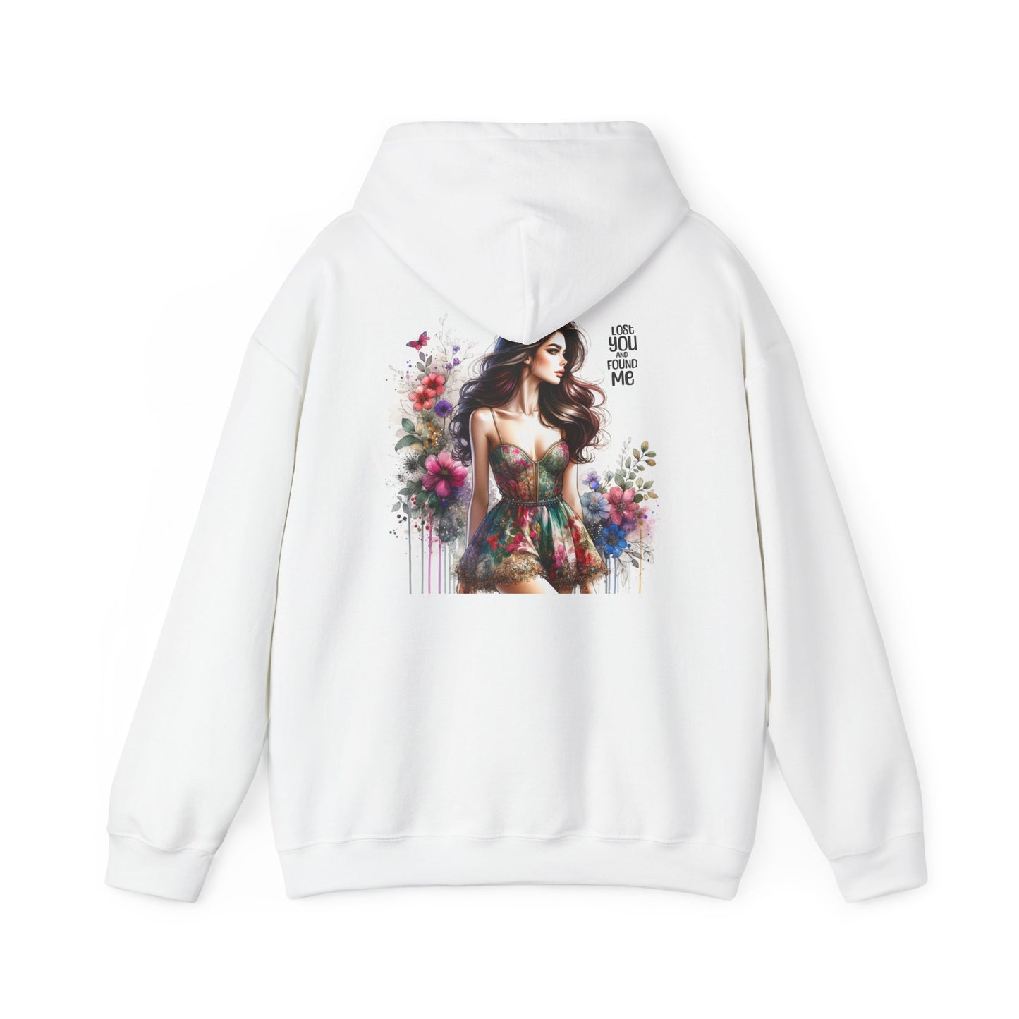 Breakup Hoodie - Unisex Hooded Sweatshirt Lost You and Found Me Design