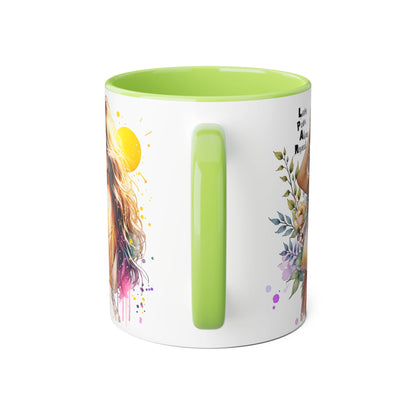 Bohemian Accent Mug - Inspirational Coffee Cup for Dreamers, Perfect Gift for Her, Home Decor, Unique Coffee Mug