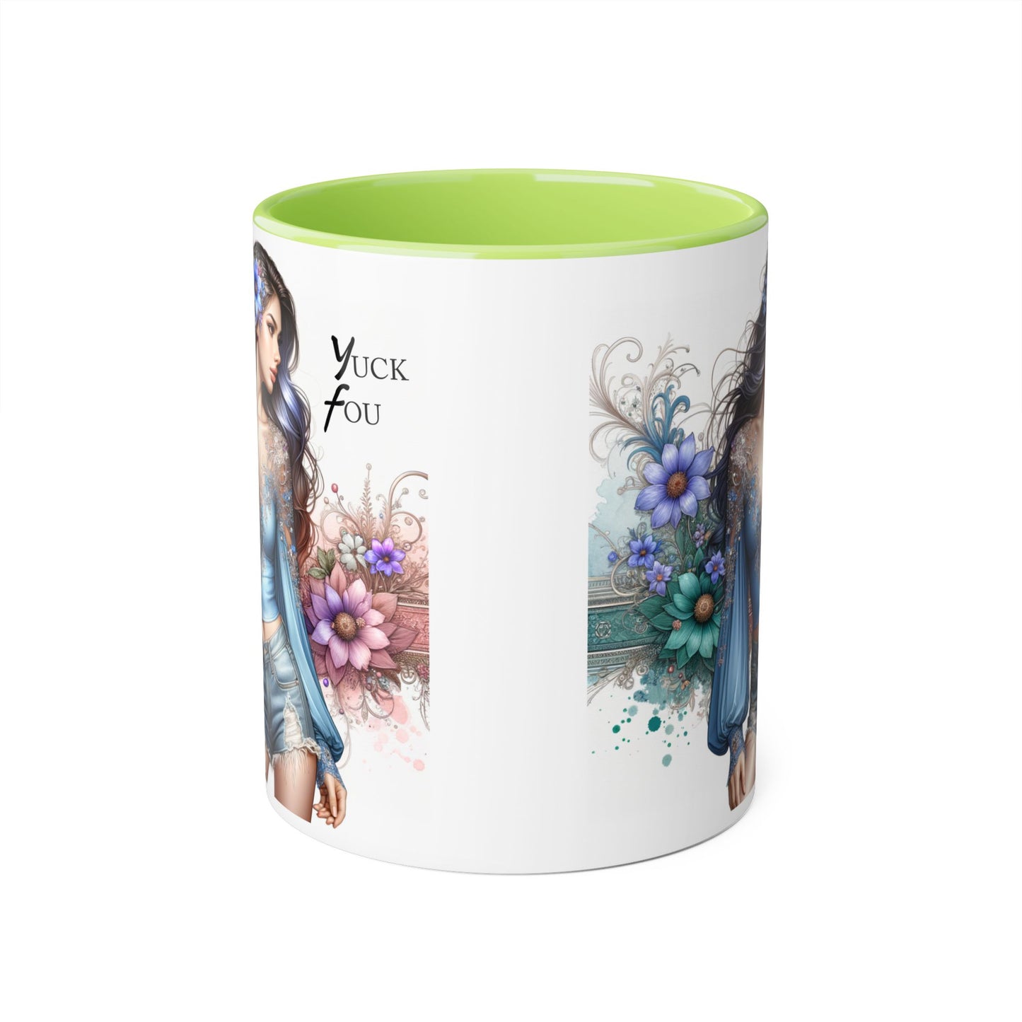 Artistic Accent Mug with ‘Yuck Fou’ Design for Trendy Sipping, Perfect Gift for Friends & Art Lovers, Ideal for Birthdays & Celebrations
