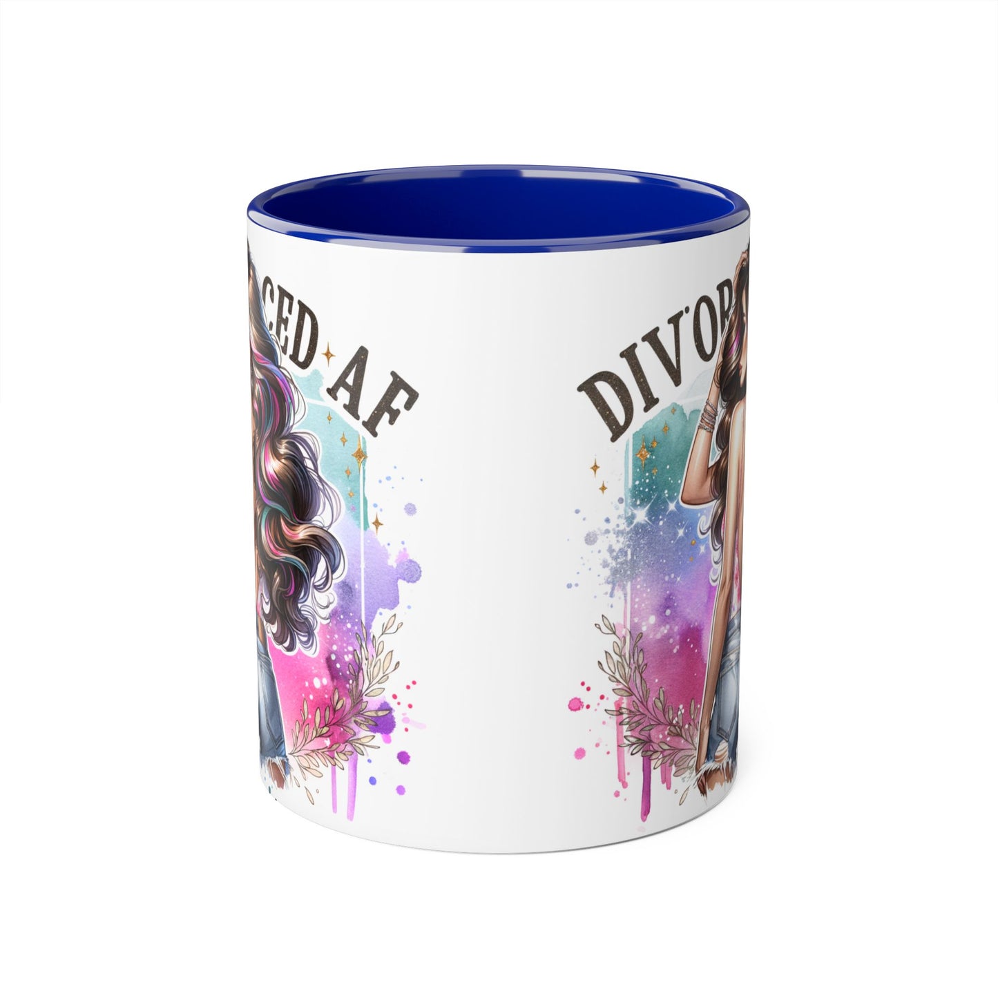 Mug - Divorced AF 11oz Accent Mug