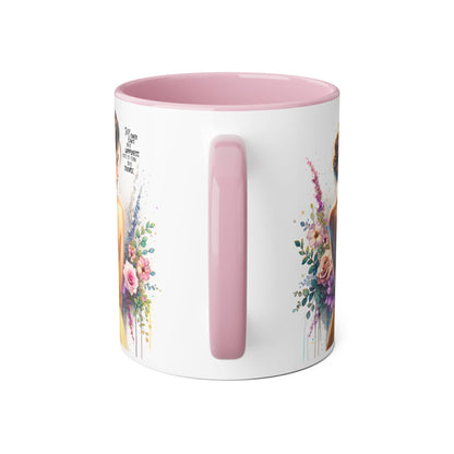 Money Can't Buy Happiness But It Can Buy Divorce Humoristic Elegant Floral Accent Mug, Gift for Her, Coffee Lover, Inspirational Coffee Cup, Birthday Gift Idea, Unique Home Decor