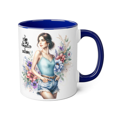 Funny Accent Mug - My Taste in Men is Probably a Disability Humor 11oz Cup