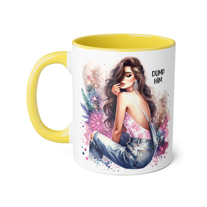 Mug - Dump Him Accent Mug, 11oz