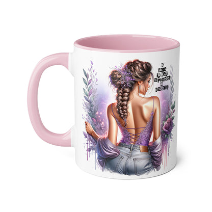 Funny Accent Mug - My Taste in Men is Probably a Disability Humor 11oz Cup