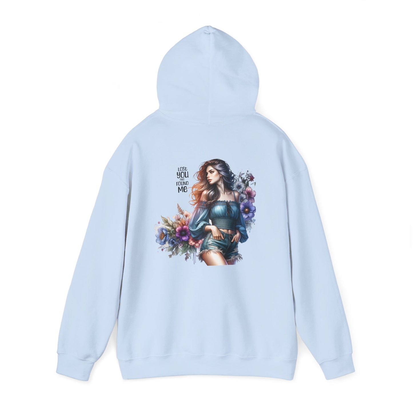 Breakup Hoodie - Unisex Hooded Sweatshirt Lost You and Found Me Design