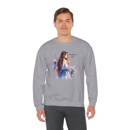 I'm Too Cute For My Ex Artistic Crewneck Sweatshirt - Feminine Fashion, Casual Wear, Cozy Gift, Unique Artwork, Everyday Comfort