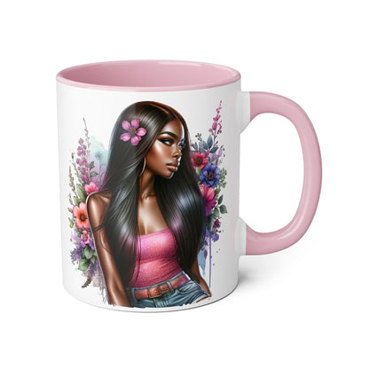 Yuck Fou Floral Portrait Accent Mug, 11oz - Perfect Gift for Coffee Lovers, Artistic Home Decor, Flower Lover's Mug, Unique Tea Cup, Birthday [...]