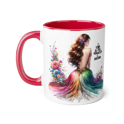 Funny Accent Mug - My Taste in Men is Probably a Disability Humor 11oz Cup