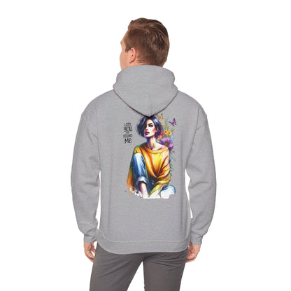 Breakup Hoodie - Unisex Hooded Sweatshirt Lost You and Found Me Design