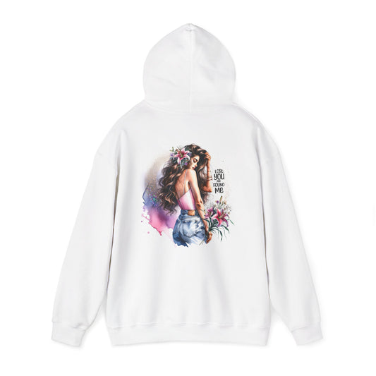 Breakup Hoodie - Unisex Hooded Sweatshirt Lost You and Found Me Design