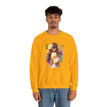 Lost You And Found Me Bohemian-Themed Crewneck Sweatshirt with Floral Design, Cozy Casual Wear, Gift for Her, Everyday Comfort, Family Gatherings, Spring Fashion