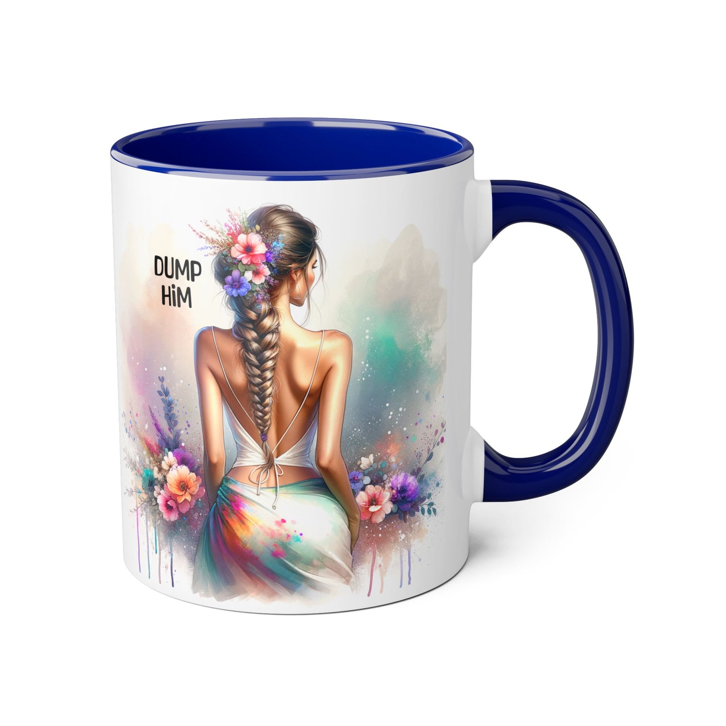 Dump Him Accent Mug