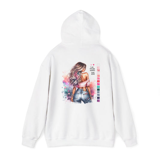 I Am My Own Happily Ever After Colorful Art-Inspired Unisex Hoodie – Perfect for Creative Souls
