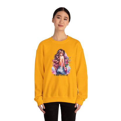 1-800-Boys-Lie Stylish Floral Graphic Sweatshirt, Cozy Crewneck Sweatshirt for Women, Gift for Her, Casual Fashion Top, Spring Wardrobe Essential