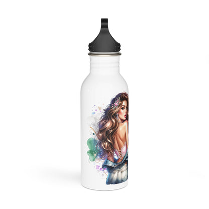 Colorful Inspirational Stainless Steel Water Bottle - "I Am My Own Happily Ever After "