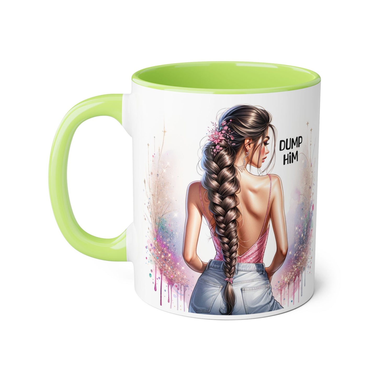 Dump Him Accent Mug, 11oz