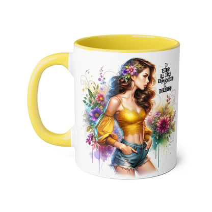 Funny Accent Mug - My Taste in Men is Probably a Disability Humor 11oz Cup