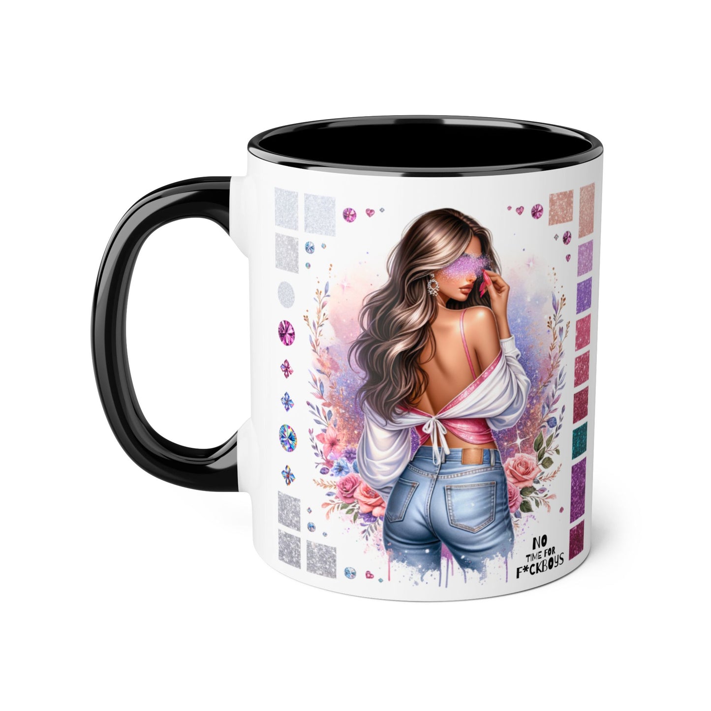 Funny Accent Mug - No Time For F*boys 11oz