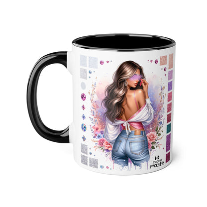 Funny Accent Mug - No Time For F*boys 11oz