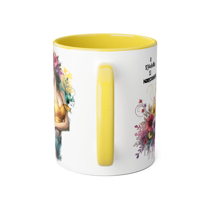 I Survived a Narcissist Floral Accent Mug, Coffee Cup Gift, Self-Care, Empowerment, Inspirational Tea Mug, Narcissist Survivor, Floral [...]