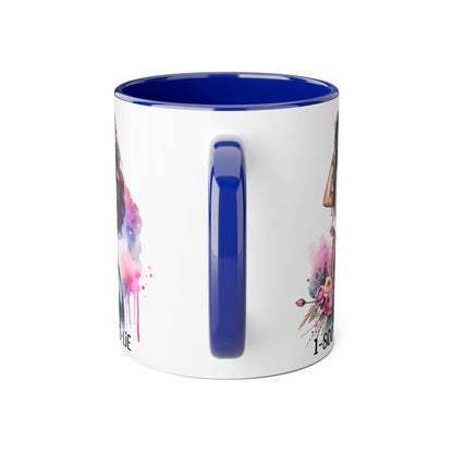 Stylish Accent Mugs, 11oz - Fun Gift for Friends, 1-800-BOYS-LIE, Coffee Lover Present, Unique Mug for Selfies