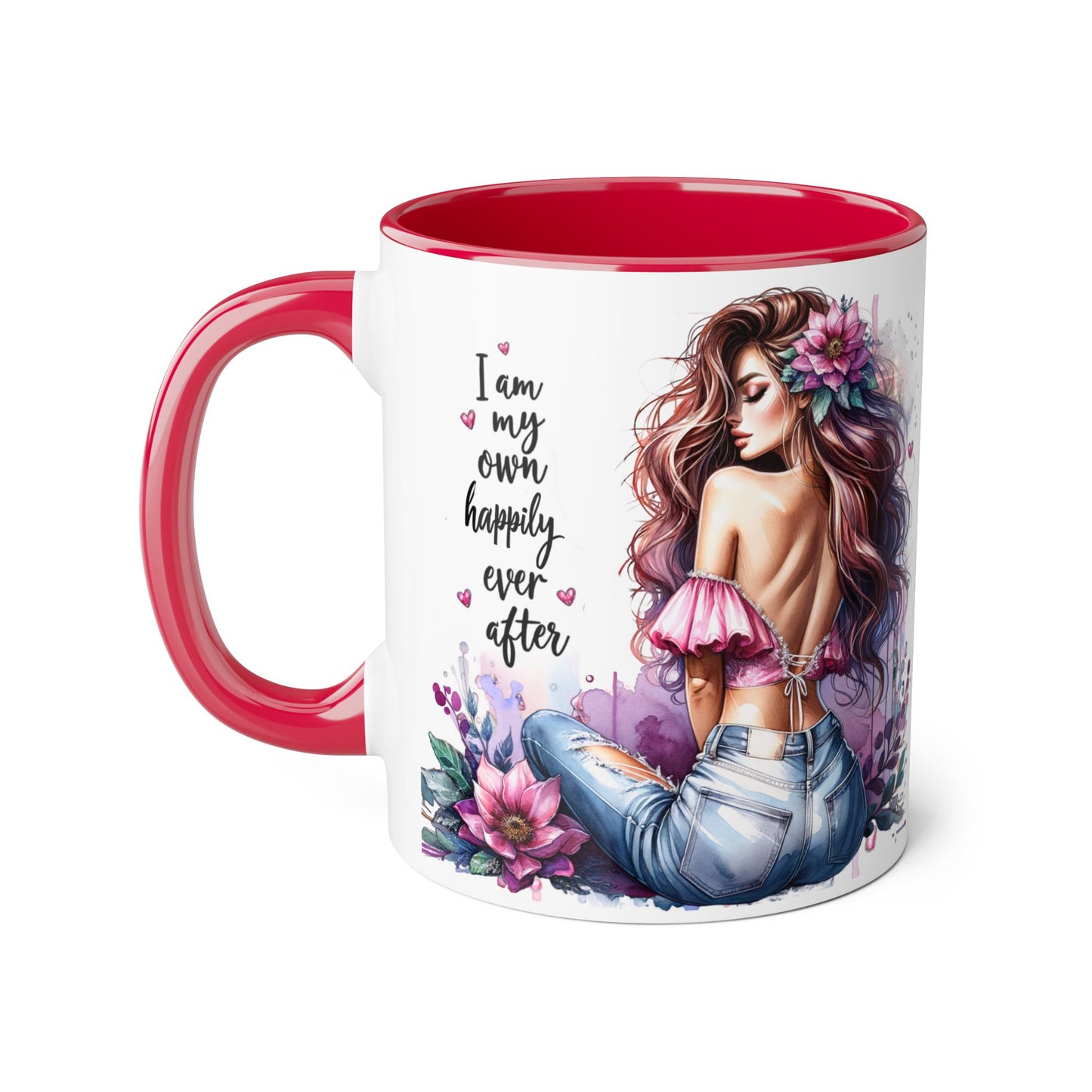 I Am My Own Happily Ever After Empowering Self-Love Accent Mug - 11oz