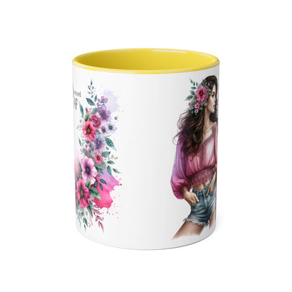 Stylish Floral Accent Mug, Perfect Gift for Divorced Friends, Motivational Coffee Cup, Unique Home Decor, Self-Love Reminder, Fun [...]