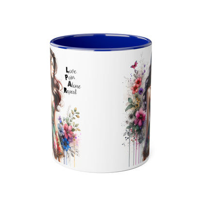 Chic Floral Accent Mug | Inspirational Coffee Cup, Perfect Gift for Friends, Tea Lovers, Birthday, Encouragement, Appreciation