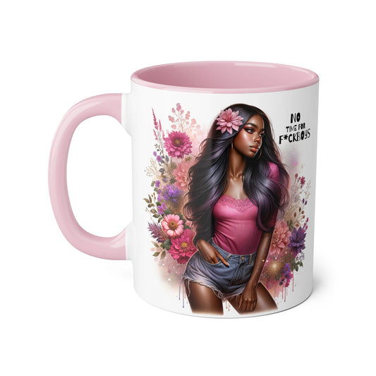 Funny Accent Mug - No Time For F*boys 11oz