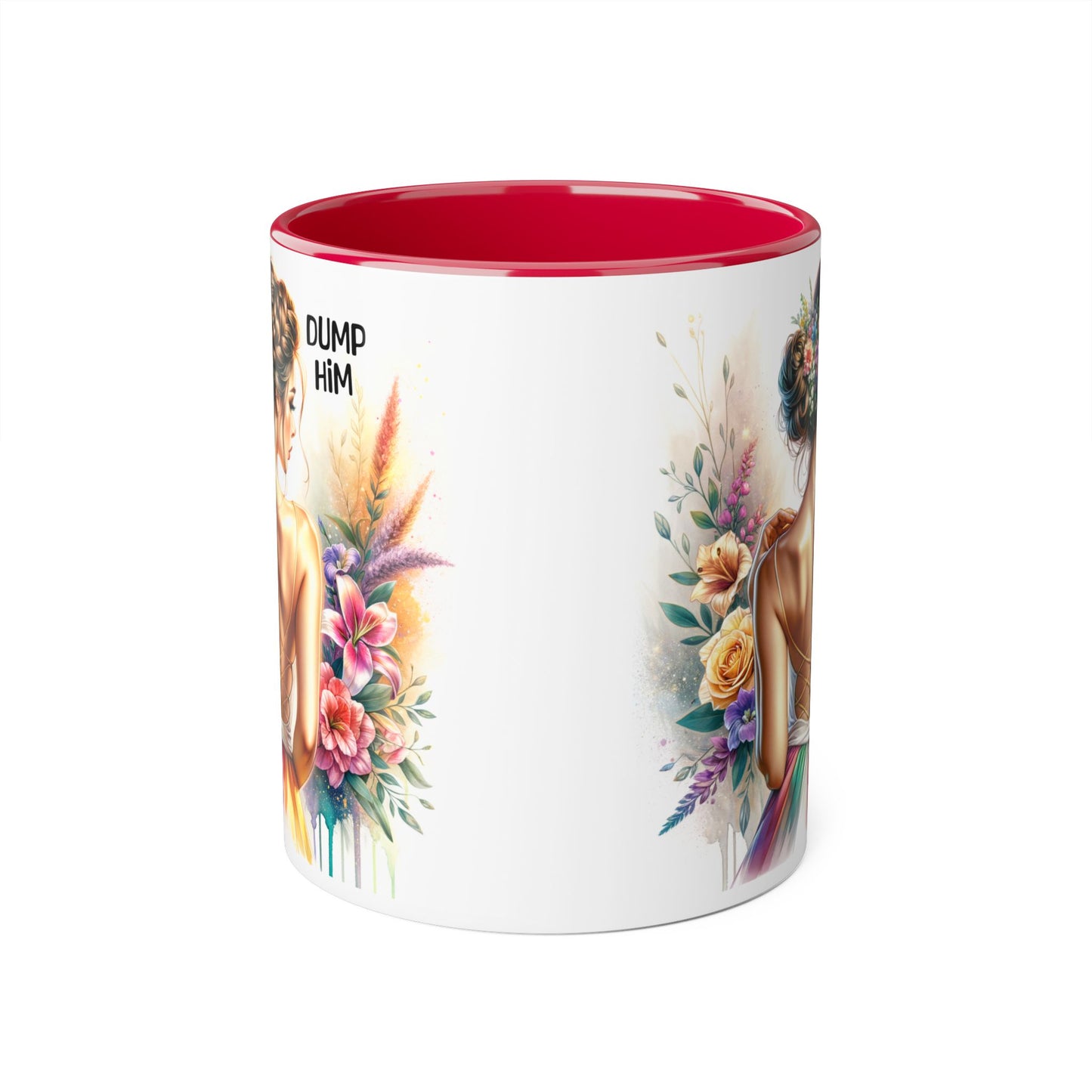 Dump Him Accent Mug