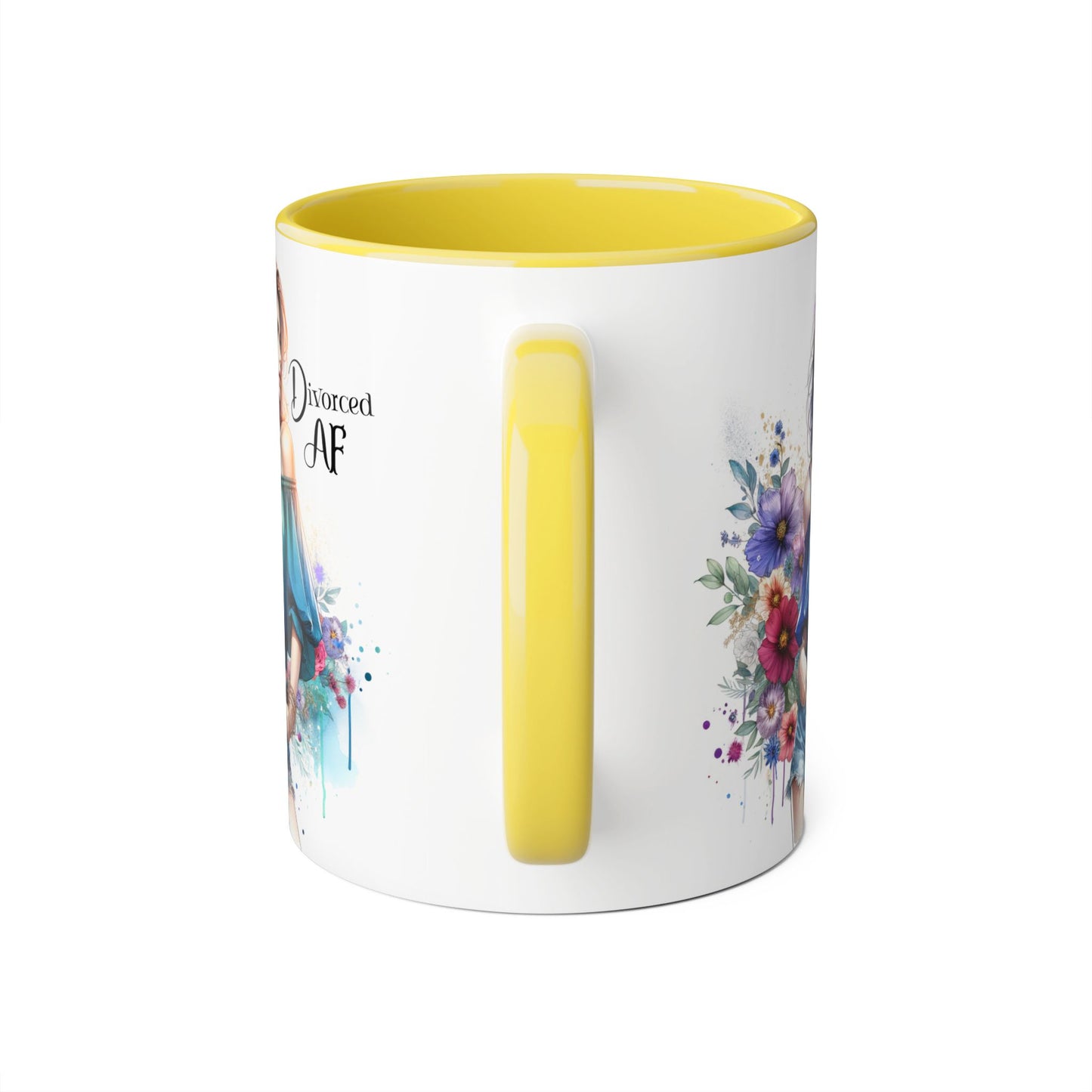 Divorced AF Accent Mug