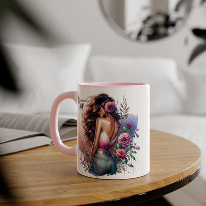 Divorced AF Accent Mug - Empowering Coffee Cup, Funny Gift for Divorcees, Humorous Drinkware, Self-Love Reminder, Unique Wedding Gift [...]