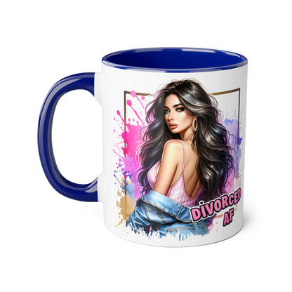 Mug - Divorced AF 11oz Accent Mug