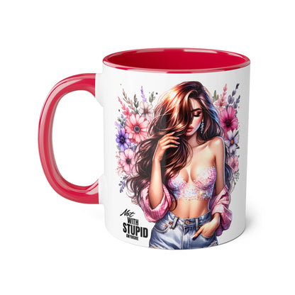 Mug - Not With Stupid Anymore Humoristic 11oz Accent Mug