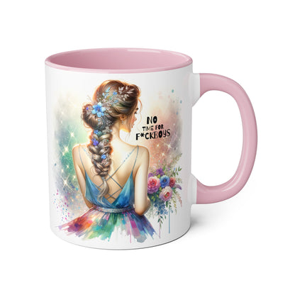 Funny Accent Mug - No Time For F*boys 11oz