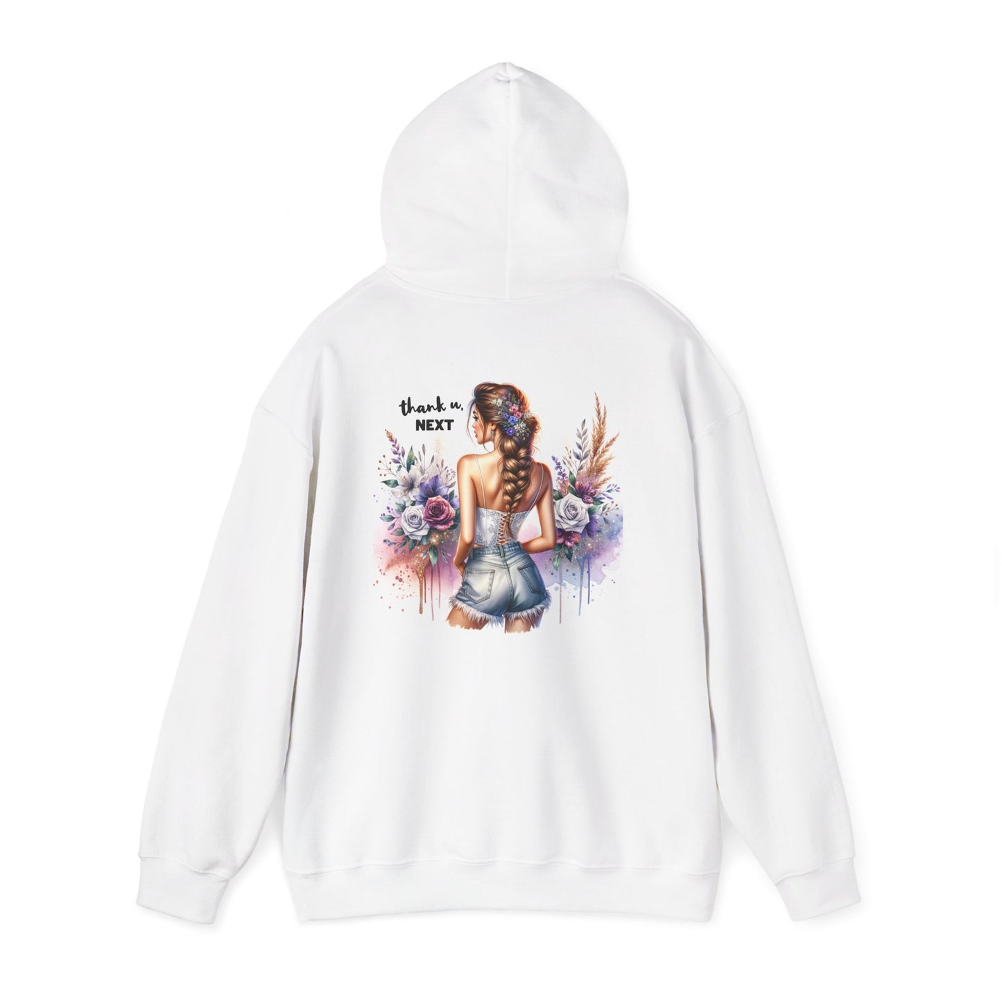 Stylish Graphic Hoodie: Thank U Next Sweatshirt, Cozy Unisex Hoodie, Trendy Fashion Gift, Pop Culture Apparel, Casual Wear