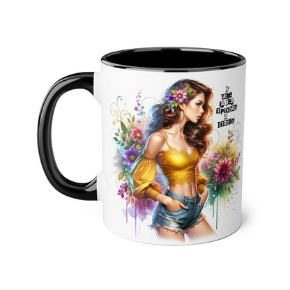 Funny Accent Mug - My Taste in Men is Probably a Disability Humor 11oz Cup
