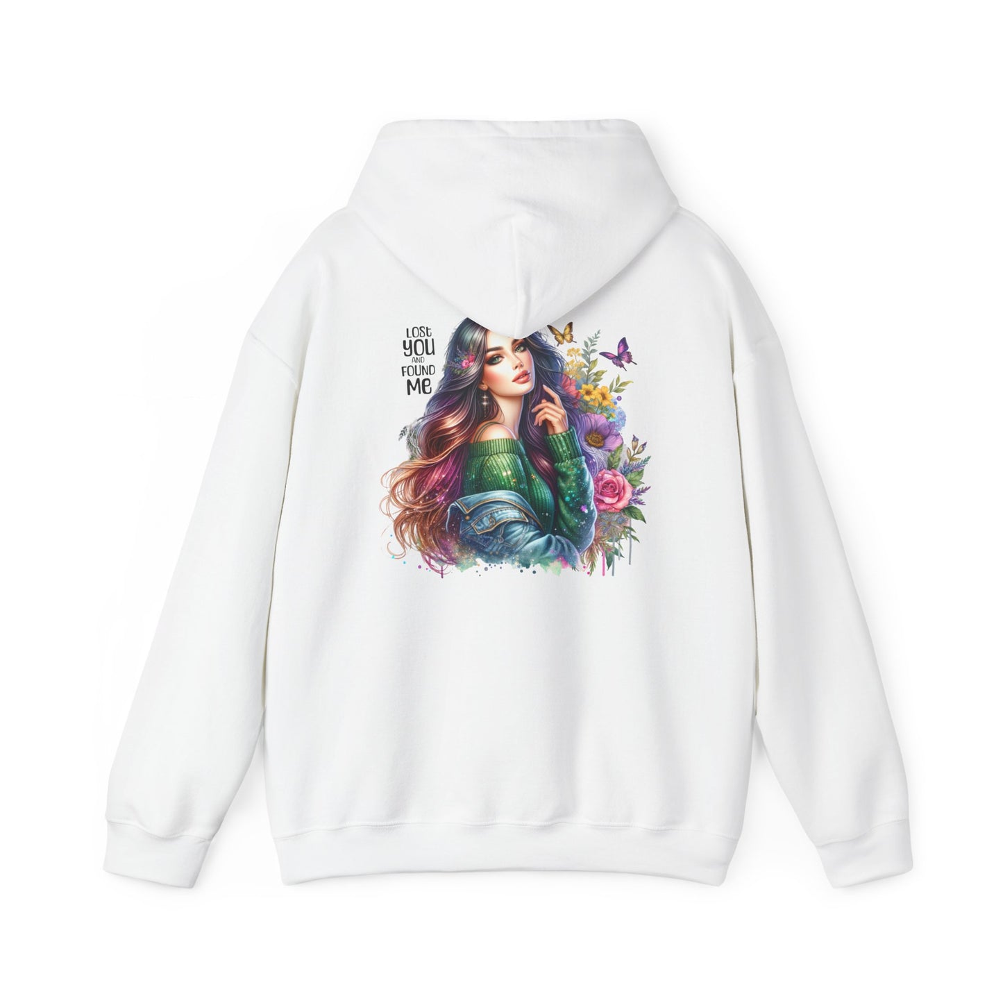 Breakup Hoodie - Unisex Hooded Sweatshirt Lost You and Found Me Design