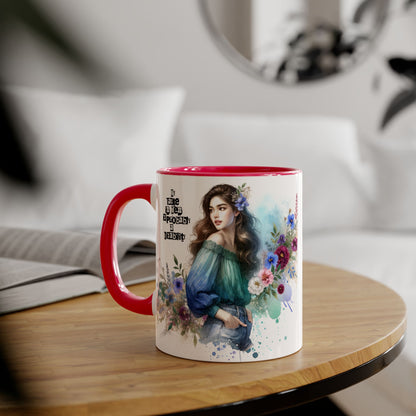 Funny Accent Mug - My Taste in Men is Probably a Disability Humor 11oz Cup