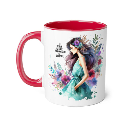 Funny Accent Mug - My Taste in Men is Probably a Disability Humor 11oz Cup