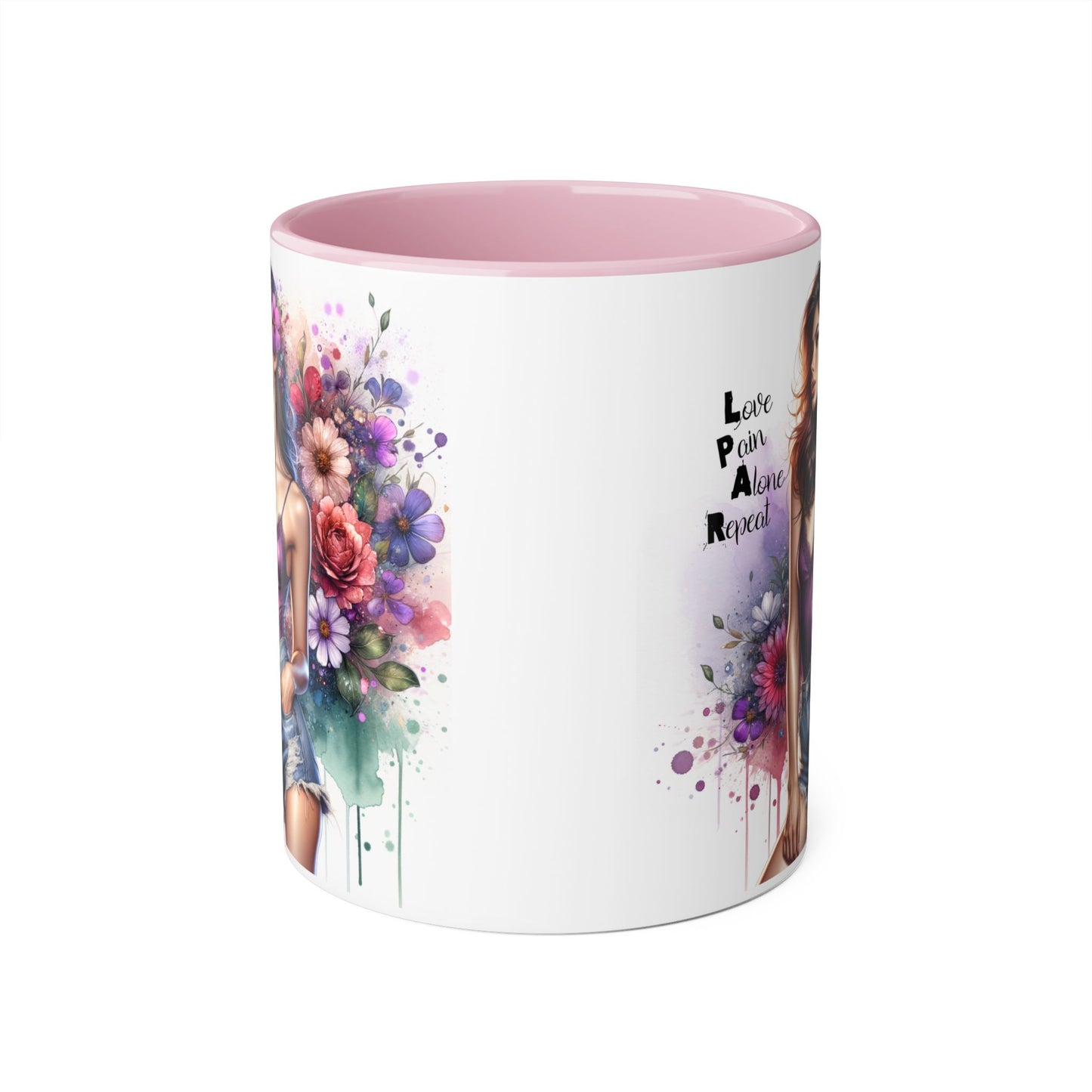 Floral Design Mug, Artistic Coffee Cup, Unique Gift, Vibrant Home Decor, Inspirational Drinkware, Birthday Present