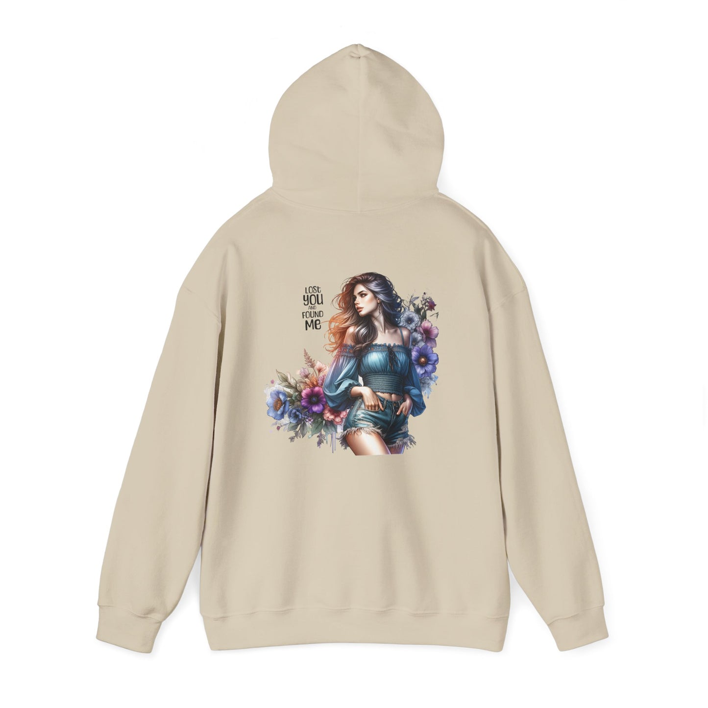 Breakup Hoodie - Unisex Hooded Sweatshirt Lost You and Found Me Design