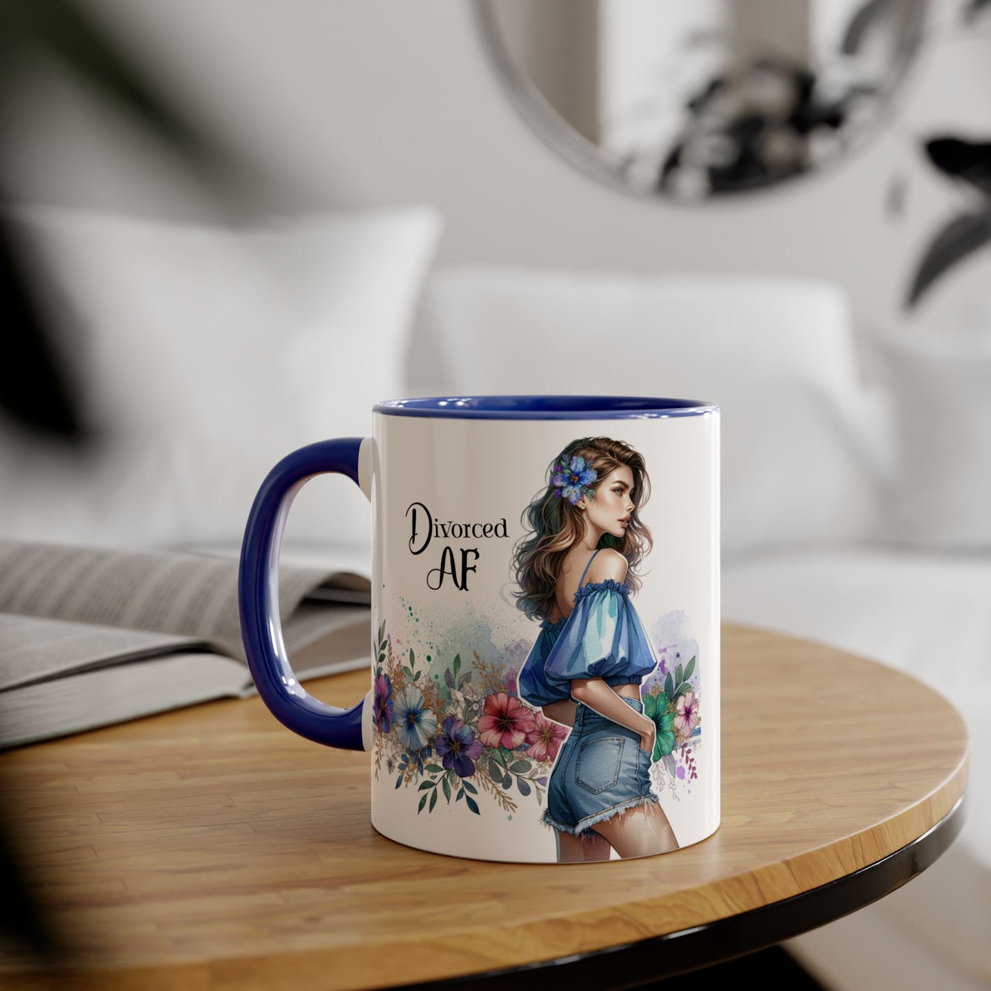 Divorced AF Accent Mug | Floral Design | Coffee Cup for Empowerment | Gift for Divorcees | Self-Care Mug | Celebrating New Beginnings [...]