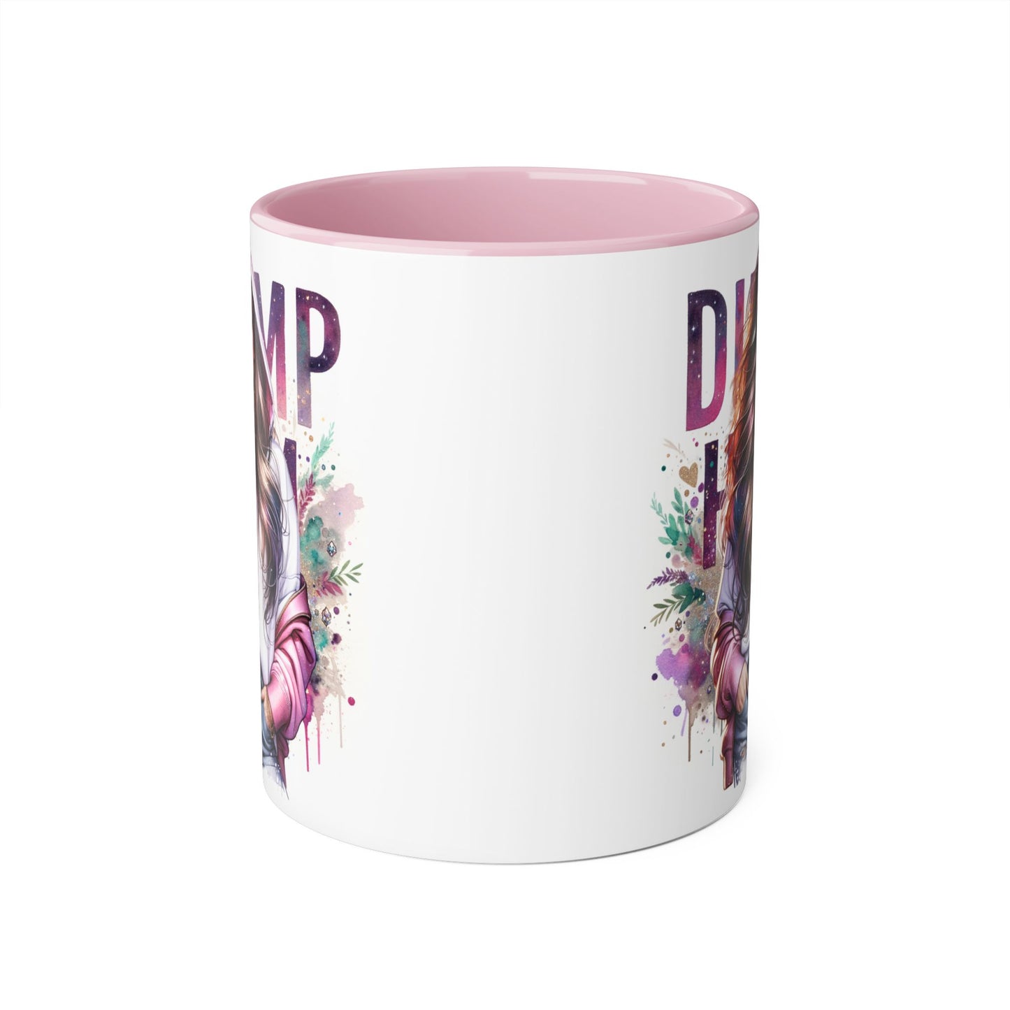Colorful Dump Hair Mug | Trendy Coffee Cup, Unique Gift for Her, Inspirational Art, Fun Drinkware, Coffee Lovers