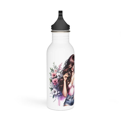 I Am My Own Happily Ever After Stylish Stainless Steel Water Bottle with Floral Design, Feminine Water Bottle, Cute Reusable Bottle, Personalized Hydration Gift, [...]